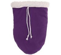 HOMSFOU Manchon de Plâtre Lavable pour Pieds et Chevilles, Flanelle Pourpre | Chaleur Renforcée, Isolation Supérieure, Coupe Ample, Usage par Temps Froid, pour Fractures de Jambe ou Pied