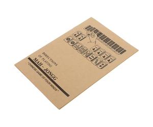 HOMSFOU Manuel D'instruction du Mahjong Chinois en Anglais et Chinois, Guide Complet d'apprentissage, Règles Détaillées et Stratégies pour Joueurs Débutants et Confirmés, Tutoriel