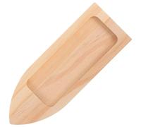 HOMSFOU Maquette de Bateau en Bois 14x5x1,5 Cm, Décoration Intérieure Créative pour Bureau et Maison, Modèle de Bateau Miniature en Bois, Objet de Collection Décoratif