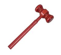 HOMSFOU Marteau pour Juge Enchères Accessoire de Jeu de Rôle pour Garçon Fille Design et pour Avocat Juge et Commissaire Priseur