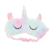 HOMSFOU Masque de Nuit Licorne Coloré en Tissu Respirant et Confortable pour Dormir et Sieste, Cache-œil Doux Design Original pour Voyage et Détente