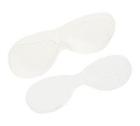 HOMSFOU Masque Yeux Jetable en Tissu Blanc, Léger et Fin, 600 Pièces pour Soin des Yeux Diy, Adapté Salon de Beauté et Soin Quotidien