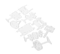 HOMSFOU Matrice de Découpe pour Fabrication de Cartes de Découpe pour Signalisation Routière Outils Diy pour Scrapbooking et Gaufrage de Motifs Papier