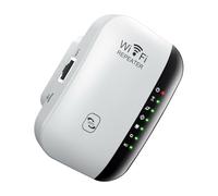HOMSFOU Mbps Répéteur WiFi sans Fil Amplificateur De Signal pour Routeur Extendeur De Couverture sans Fil pour Maisons Compatible avec Prise EU