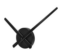 HOMSFOU Mécanisme D’horloge DIY Silencieux Aiguilles Métalliques Noires, Kit de Remplacement pour Grand Cadran Mural, Composants D’horlogerie Polyvalents pour Décoration Intérieure