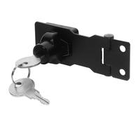 HOMSFOU Mécanisme de Verrouillage pour Armoire Métallique, Verrou de Tiroir de Remplacement Loquet, Serrure de Porte à Double Ouverture pour Bureau et Penderie, Serrure sans Perçage