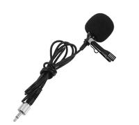 HOMSFOU Microphone Cravate Filaire avec Fiche à Vis 3, 5mm, Noir