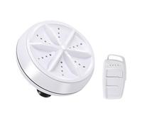 HOMSFOU Mini Lave-linge Portable à Turbine Rotative USB Télécommande, Compact et Léger, pour Sous-vêtements Délicats, pour Voyage, Camping et Petits Espaces, Machine à Laver