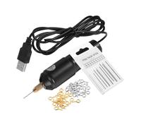 HOMSFOU Mini Perceuse Électrique USB de Perçage Pratique avec Forets pour Bricolage Outils Compacts et Utilisation Facile et Durable