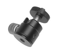HOMSFOU Mini Support Trépied Boule Alliage Aluminium Pouce Adaptateur Rotatif pour Appareils Photo et Projecteurs Accessoire Compact et Léger