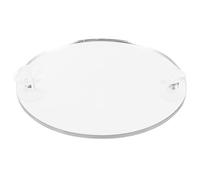 HOMSFOU Miroir Acrylique Argenté pour Aquarium Betta avec Ventouse, Miroir Simple Face Décoratif pour Entraînement et Décoration de Poissons Aquarium