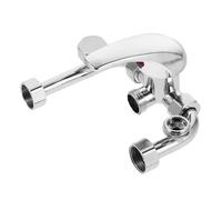 HOMSFOU Mitigeur U Shaped pour Salle de Bain Robinet Électrique pour Chauffe Eau Mélangeur Eau Chaude et Froide Finition Mate Résistante Facile à Entretenir