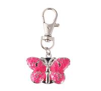 HOMSFOU Montre de Poche Porte-clés Quartz, Forme Petite Chose Rose, Métal | Clip-on, Lecture Facile, Anneau Fourni, pour Sac et Déplacement Scolaire, Style Cartoon Délicat