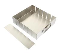 HOMSFOU Moule à Bonbons Nougat Antiadhésif Rectangulaire Plaque de Cuisson et Séparateur Intégré, Outil Léger pour Pâtisserie, Fabrication de Nougat, Cuisson Maison et Professionnelle