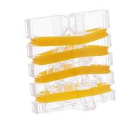 HOMSFOU Moule à Bougie DIY Plastique Simple Moule Créatif pour Bougies de Noël Réutilisable et Facile à Nettoyer Modèle Croix Sapin Petit