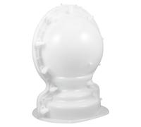 HOMSFOU Moule à Boules en Plastique pour Balustrade de Jardin, Moule Ornemental de Colonne Romaine Ronde de 20 Cm, Accessoire Bricolage Réutilisable pour Décoration Extérieure