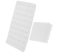 HOMSFOU Moule à Briques Miniatures en Silicone 2 Pièces pour Kit Maison Miniature à Construire, Design Pratique et Blanc, Outil pour Table à Sable et Décor de Paysage