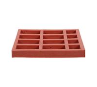 HOMSFOU Moule en Silicone Réutilisable et Résistant Briques Miniatures pour 8 Briques Longues pour Loisirs Créatifs et Projets Personnels