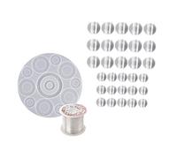 HOMSFOU Moule Silicone pour Suspension Murale et Carillon Diy Flexible et Durable Kit de Moulage pour Décoration