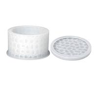 HOMSFOU Moule Silicone Ronde Diy pour Boîte de Rangement Époxy Ensemble Complet de Moulage pour Artisanat et Décoration