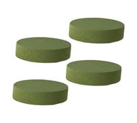 HOMSFOU Mousses Rondes Vertes 4 Blocs 16,5 CM pour Compositions Fraîches et Séchées en Centre de Table de Mariage