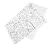 HOMSFOU Nappe Papier Anniversaire Table à Colorier Décorations Festives pour Fête Anniversaire Résistante et Facile à Nettoyer Usage Intérieur et Extérieur