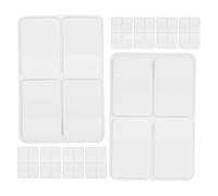 HOMSFOU Onglets Adhésifs pour Index 1 Pouce Marque-Pages Inscriptibles Recto-Verso 10 Jeux de 80 Pages Étiquettes Autocollantes Blanches pour Classement Fichiers Cahiers et Agendas