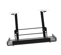 HOMSFOU Organisateur de Câbles sous Bureau Support de Gestion de Fils Robuste et Compact Rangement Pratique pour Multiprises et Adaptateurs Système Ajustable pour Bureau Ordonné