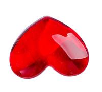 HOMSFOU Ornement Saint-Valentin en Cœur Rouge Cristal pour Table Romantique | Décoration de Centre de Table, Usage Maison et Mariage, Style Élégant, Éclat Solide