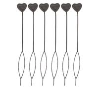 HOMSFOU Outil à Perles pour Cheveux Rapide 6 Pièces Noir - Accessoire Coiffure Femme Multifonction pour Tresses, Queue de Cheval et Chignon, Outil Capillaire Pratique pour Cheveux Fins,