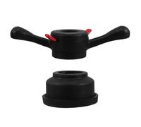 HOMSFOU Outil D’équilibrage de Roue à Écrou Rapide 40x4 MM Noir | Plastique et Acier au Carbone, Serrage Stable, pour Ateliers de Réparation Automobile et Maintenance