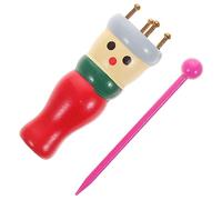 HOMSFOU Outil de Tricot Durable pour Laine Poupée Tricotin Manuel Kit DIY pour Débutants Parfait pour Développement Motricité Fine Couleur Aléatoire Couleur Aléatoire