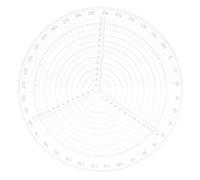 HOMSFOU Outil Design Convivial de Recherche en Acrylique de Centre Rond et Centrage Précis pour Travail du Bois pour Tourneurs sur Bois et Bricolage