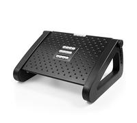 HOMSFOU pad de pédale sous repose-pieds réglable tabouret Ajustable soutien a genou canapé de repose-pieds de bureau ergonomique repose pieds repose-pieds ergonomiques le fer Black