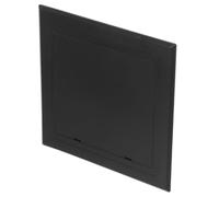 HOMSFOU Panneau d'accès de plomberie en plastique noir 150 x 150 mm pour porte murale pour salle de bain et cuisine