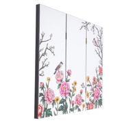 HOMSFOU Paravent Pliant de Bureau en Acrylique Surface Miroir 3D, Écran Feng Shui Miniature Chinois Traditionnel, Décoration Asiatique pour Espace de Travail, Ornement Pliable et Léger, 1