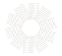 HOMSFOU Pastilles Adhésives Double Face pour Ongles Transparentes, 20 Feuilles Autocollants pour Faux Ongles, Ruban Adhésif Précis et Flexible pour Nail Art Professionnel et Usage