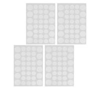 HOMSFOU Patchs Hydrocolloïdes Anti-boutons 4 Feuilles, Autocollants Invisibles pour Visage, Patchs Absorbants pour Acné, Soins Peau Sensibles, Utilisables en Maquillage, Format Pratique