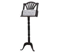 HOMSFOU Petit Pupitre Musical Miniature de Maison Support pour Partitions Décoration pour Maison de Poupée pour Garçon et Filles Modèle de Musique Décoratif