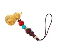 HOMSFOU Phone Strap Charm Gourd Design Feng Shui Luck Pendant For Men Women Compatible With Multiple Phone Models Stylish And Practical Car Bag Keychain Accessory