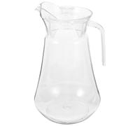 HOMSFOU Pichet à Jus 2 L Couvercle Sécurisé en Acrylique pour Boissons Fraîches et Réceptions d'Été