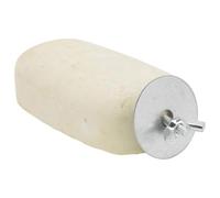 HOMSFOU Pierre à Mâcher en Calcium pour Petits Animaux, Plateforme Rectangulaire, Pierre de Dentition Naturelle pour Hamster, Écureuil et Oiseau, 1 Pièce, de Meulage Dentaire Solide