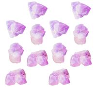 HOMSFOU Pierres Décoratives Naturelles 100 G, Éclats de Cristal 1,5-3 Cm pour Aquarium et Décoration Intérieure, Roches et Cristaux Assortis, Petits Cristaux en Vrac, Pierres D’améthyste