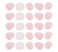 HOMSFOU Pierres Roulées Naturelles de Quartz Rose 2-3cm en Pierre Irrégulière 300g pour Aquarium et Projets DIY Décoration Intérieure Unique