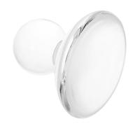 HOMSFOU Pilon à Broyer Rond Multifonction en Faux Cristal Antidérapant, Pilon de Laboratoire Portable pour Broyage de Pigments et Minéraux, Résistant la Chaleur, 1 Pièce, Usage Pharmacie