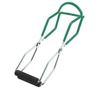 HOMSFOU Pince à Bocaux en Inox Antidérapante et Anti-brûlure Verte, Clip Multifonction Pliable pour Levage Sûr de Bouteilles et Conserves, Ustensile Cuisine Pratique pour Usage Familial