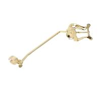 HOMSFOU Pince à partitions métallisée avec support ajustable pour saxophone et trombone, accessoire pratique pour entraînement et concerts destiné aux musiciens débutants