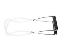 HOMSFOU Pince Anti-brûlure Multifonction en Métal Poignée Antidérapante en Silicone, Large Ouverture, Blanc, Lève-plats Isotherme Cuisine et Vaisselle, Accessoire pour Bols et Plats