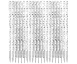 HOMSFOU Pinceau Eyeliner Jetable Baguette Magique Noir Pointe Fine Multifonction pour Yeux Lèvres Cils Maquillage Portable