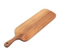 HOMSFOU Planche à Découper en Bois D’acacia Manche Long Planche à Charcuterie et Service Décorative Dimensions Irrégulières 41x12x1,5 Cm Cuisine et Buffet